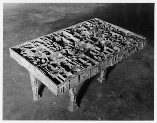 Sculpture 2 of 2 titled Table, iron, accession number 1968.32.