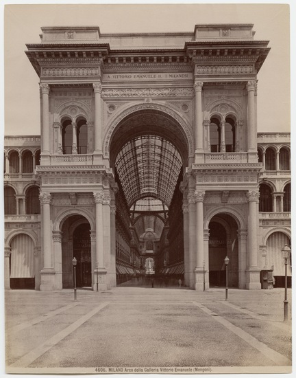 4606. Milano Arco della Galleria Vittorio Emanuele (Mengoni).