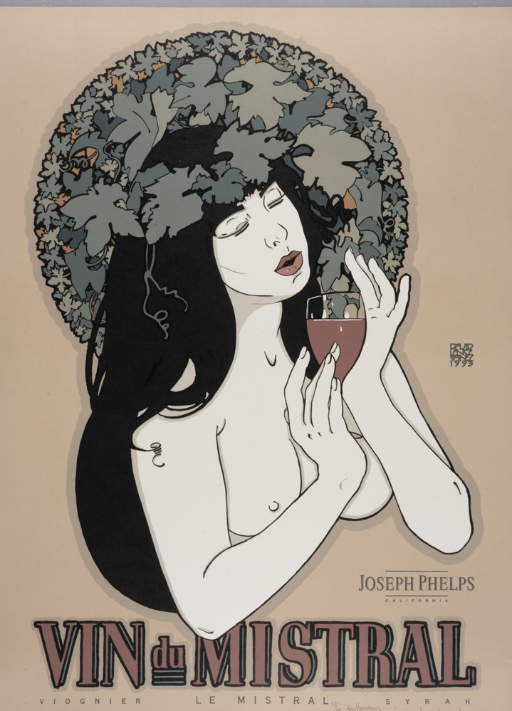 Print titled Vin Du Minstral, lithograph, accession number 1997.41.150.