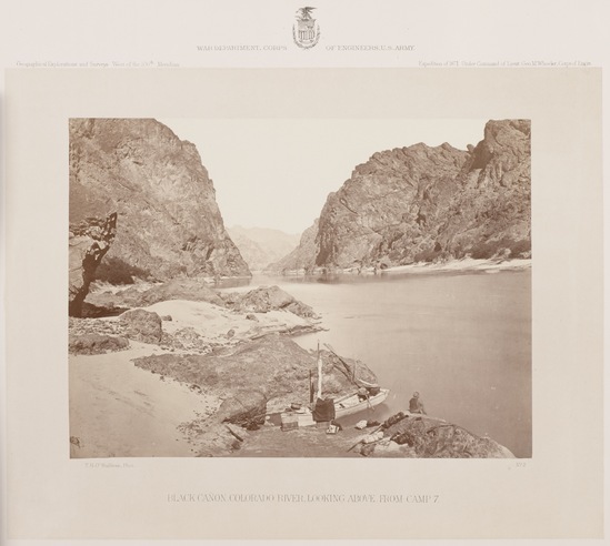 Black Cañon, Colorado River, Looking Above from Camp 7