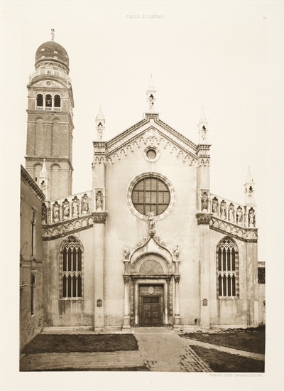 Église S. Maria Dell'Orto, from Calli e Canali in Venezia