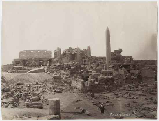 Photograph titled No. 1134 Karnak, albumen, accession number 2002.43.774.