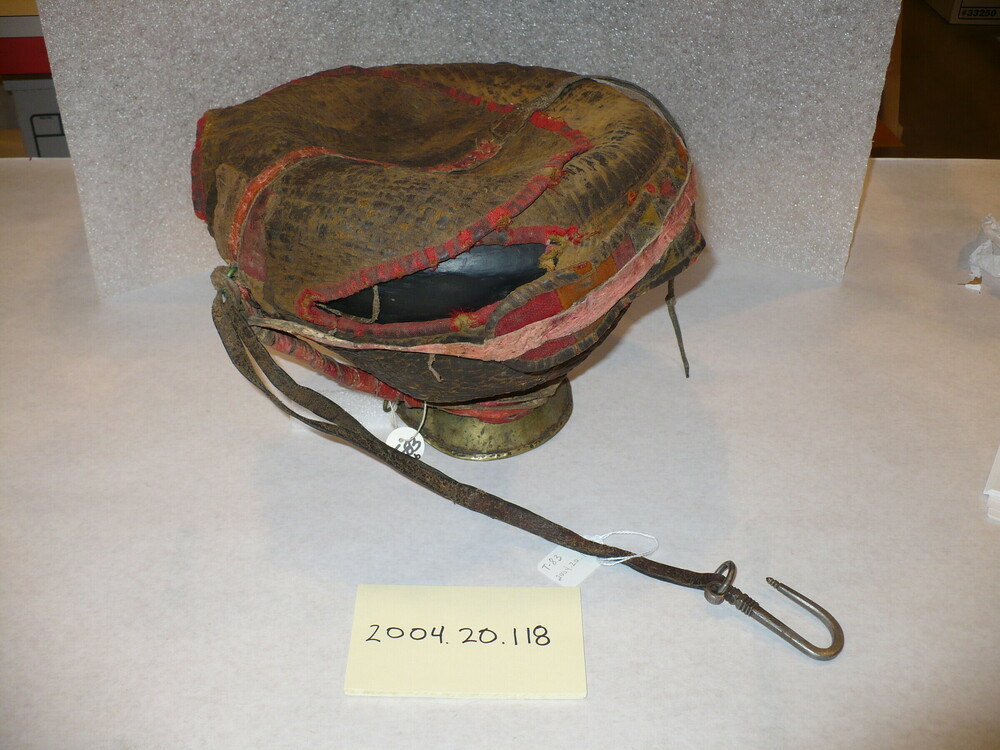 Monk's alms bowl with carrying case