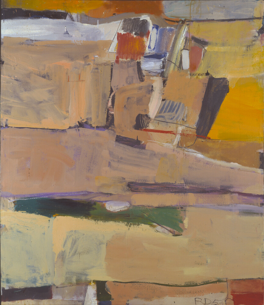 Painting titled Berkeley #4, oil on canvas, accession number 1977.6.