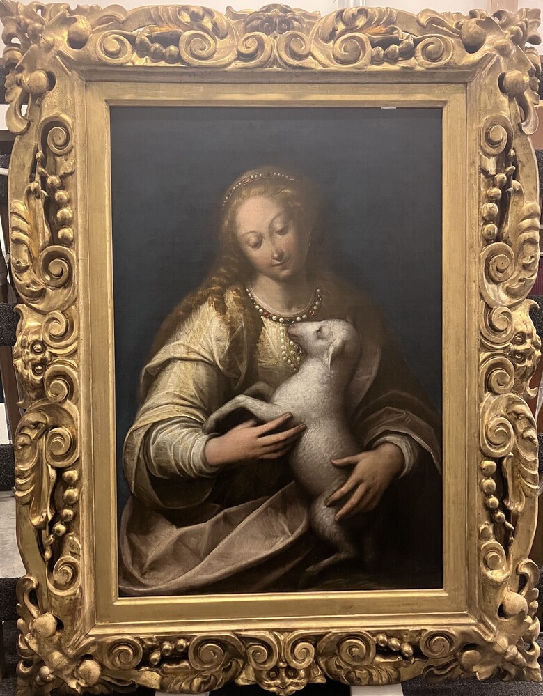 Saint Agnes with Lamb