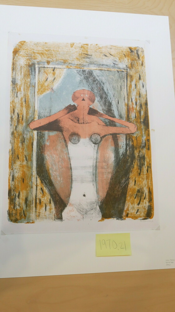 Print titled Torse De Femme, lithograph, accession number 1970.21.