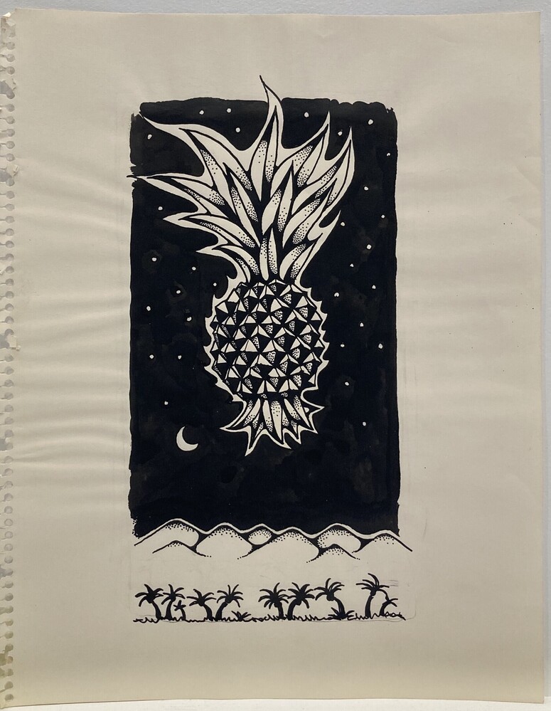 Untitled (Pineapple/Night Sky)