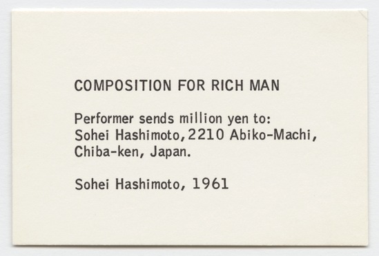 Composition for Rich Man