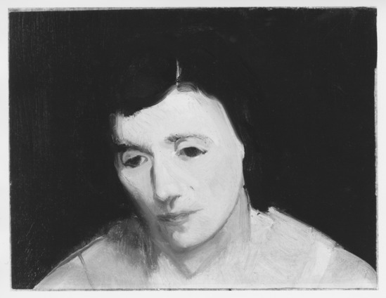 Painting titled Head of a Woman (Portrait of Ruth Armer), oil on canvas, accession number 1978.6.