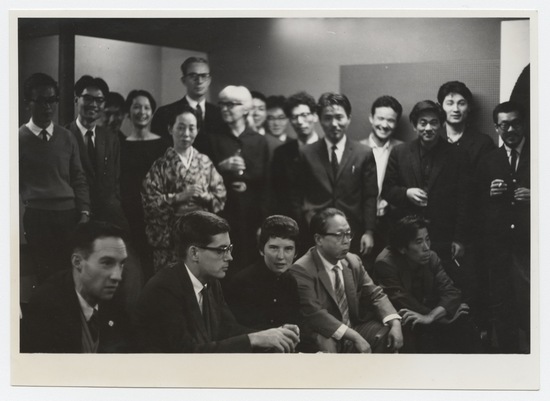 Photograph titled untitled photograph (Two Paintings), black-and-white photograph, accession number 2003.7.49.4.