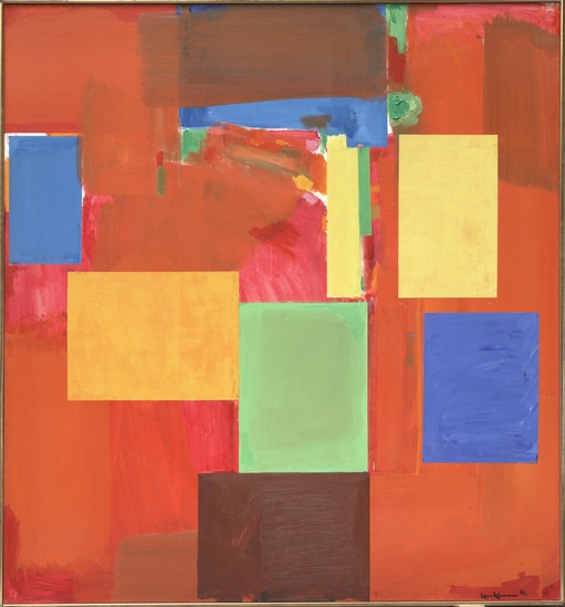 Painting titled Sanctum Sanctorum, oil on canvas, accession number 1966.3.