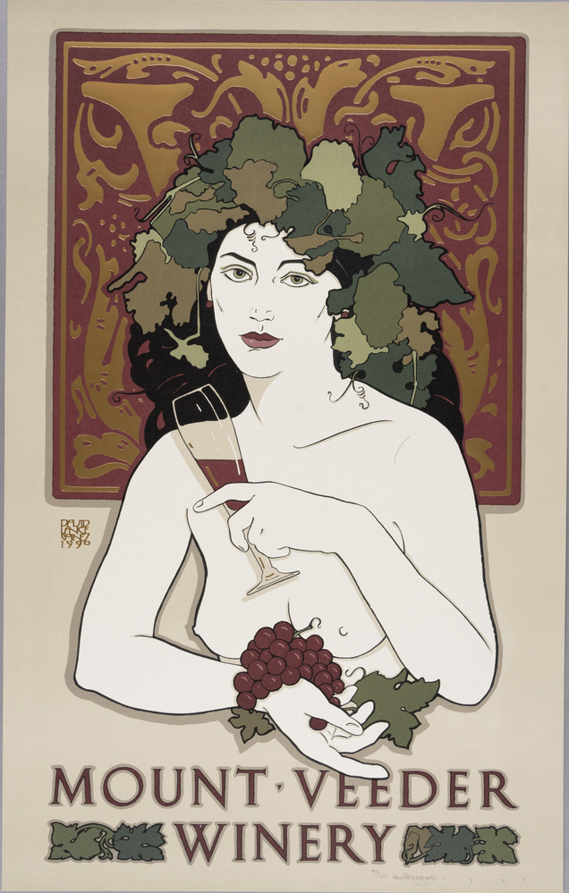 Print titled Mount Vedeer Winery, lithograph, accession number 1997.41.139.