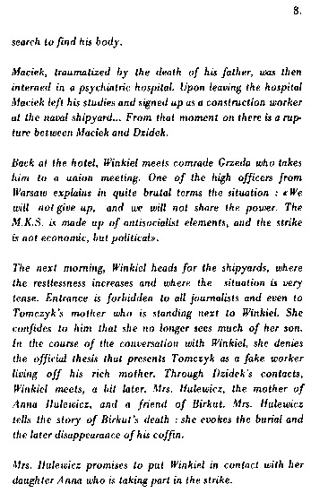 booklet page 10 of 31 titled L'homme de fer - Wajda