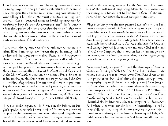 program page 18 of 42 titled Chris Marker Silent movie, source: Wexner Center for the Arts