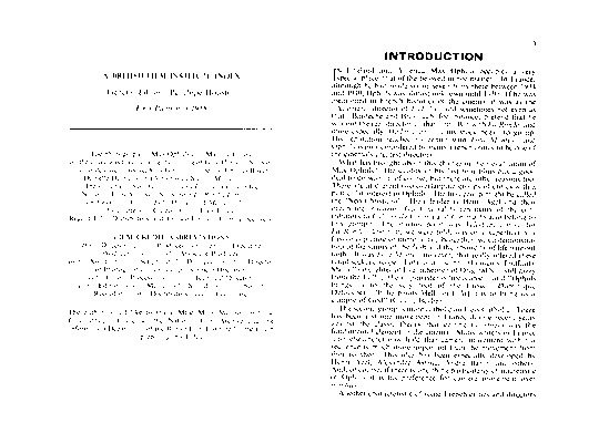 monograph page 3 of 24 titled Max Ophuls: an index, source: British Film Institute