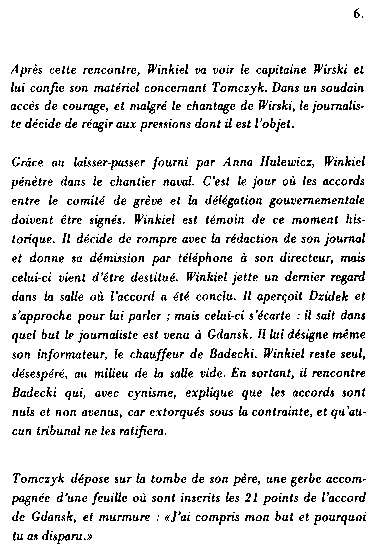 booklet page 8 of 31 titled L'homme de fer - Wajda