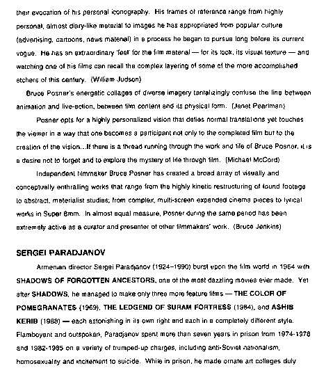 program note page 7 of 16 titled Spirit stream storm, source: Harvard Film Archive