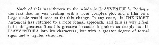 booklet page 3 of 3 titled The night, source: Art Film Publications