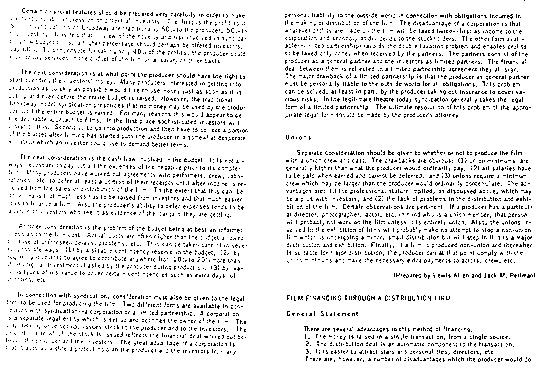 article page 10 of 12 titled Film unions and the low-budget independent film production - an exploratory discussion, source: Film Culture