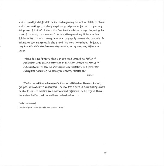 booklet page 20 of 33 titled The great ecstasies of the filmmaker Werner Herzog : a retrospektive 1967-1995, source: Goethe-Institut