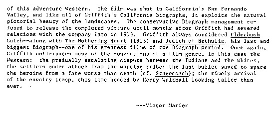 program note page 3 of 3 titled Program 2: Another garland of Biographs, source: University of Wisconsin, Madison. Communication Arts Department