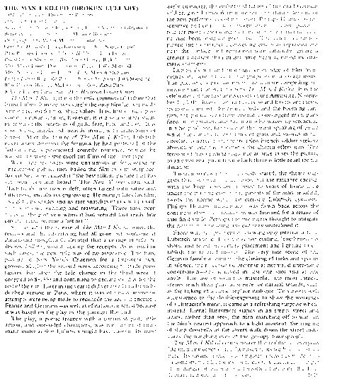 program note titled The man I killed, source: Museum of Modern Art (New York, N.Y.)