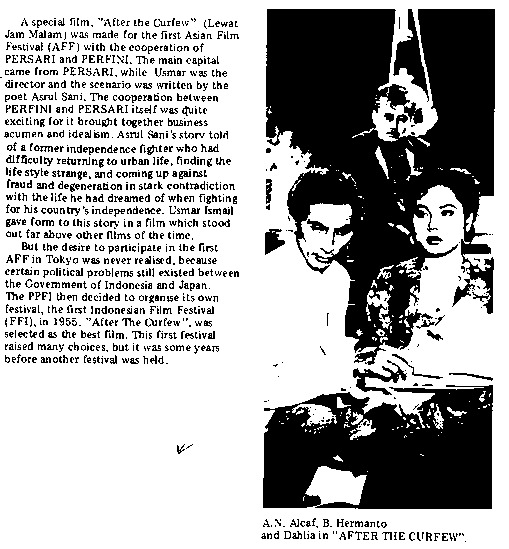 book excerpt titled Indonesian Cinema -- excerpt