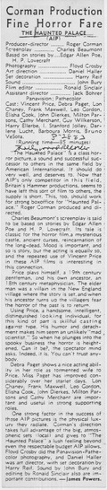 review titled Corman production fine horror fare, source: Hollywood Reporter