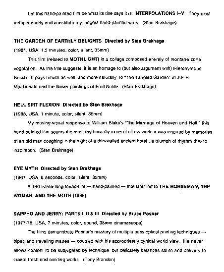 program note page 11 of 16 titled Spirit stream storm, source: Harvard Film Archive