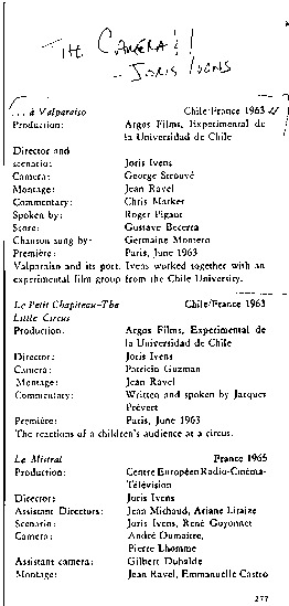 book excerpt titled The camera and I - excerpt