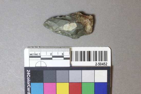 Hearst Museum object titled Projectile point, accession number 2-50452, described as Projectile point