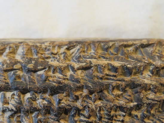 Hearst Museum object 163 of 187 titled Cuneiform tablet, accession number 9-2919, described as Mesopotamian cuneiform tablet