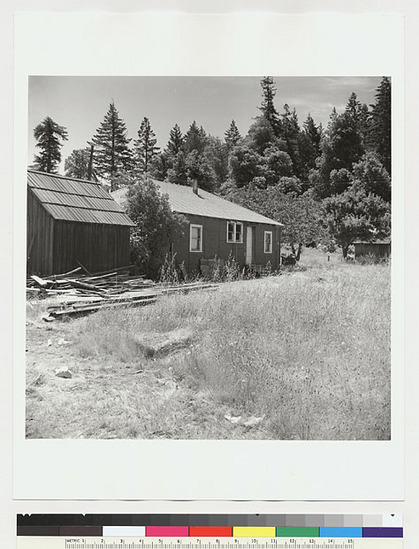 Hearst Museum object titled Black-and-white negative, accession number 15-19583, described as House