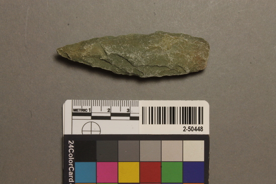 Hearst Museum object titled Projectile point, accession number 2-50448, described as Projectile point
