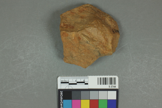 Hearst Museum object titled Core, accession number 5-3744, described as Chert (?) core; 8.0 x 7.7 cm