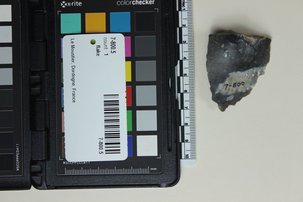 Hearst Museum object titled Flake, accession number 7-800.5, no description available.