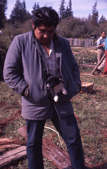 Hearst Museum object titled Color slide, accession number 25-2024, described as William James and Samuel A. Barrett