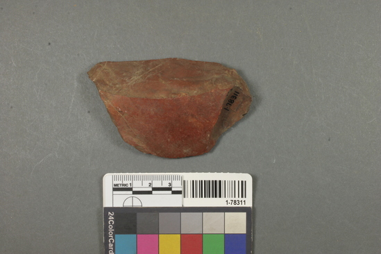 Hearst Museum object titled Scraper, accession number 1-78311, described as Jasper