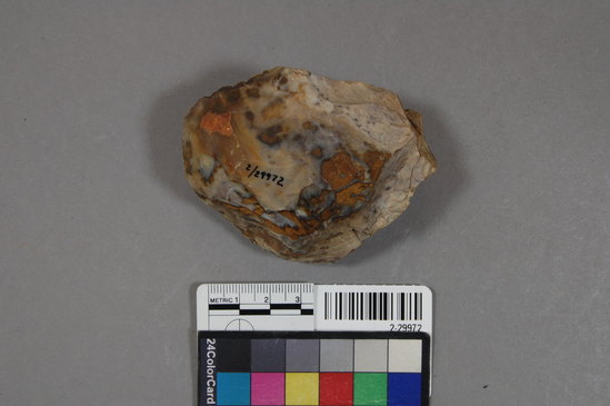 Hearst Museum object titled Test cobble, accession number 2-29972, described as Chert core.