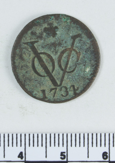 Hearst Museum object titled Coin, accession number 7-8072, no description available.