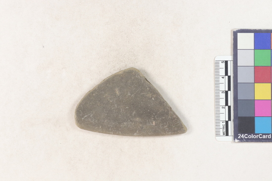 Hearst Museum object 124 of 160 titled Potsherd, accession number 16-8191, described as Potsherd: rims Section of Manta on beach currently inhabited. Numbers  8111 to 8194 are sherds picked up on beach at low tide.