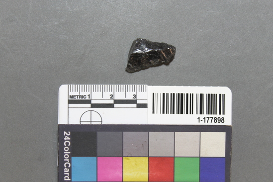 Hearst Museum object titled Projectile point, accession number 1-177898, described as Obsidian.