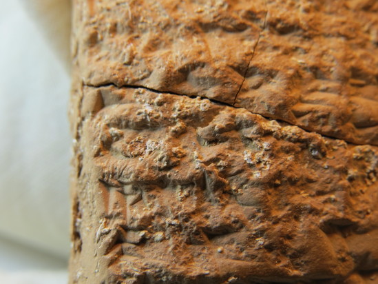 Hearst Museum object 3 of 132 titled Cuneiform tablet, accession number 9-2586, described as Neo-Babylonian Document from Erech