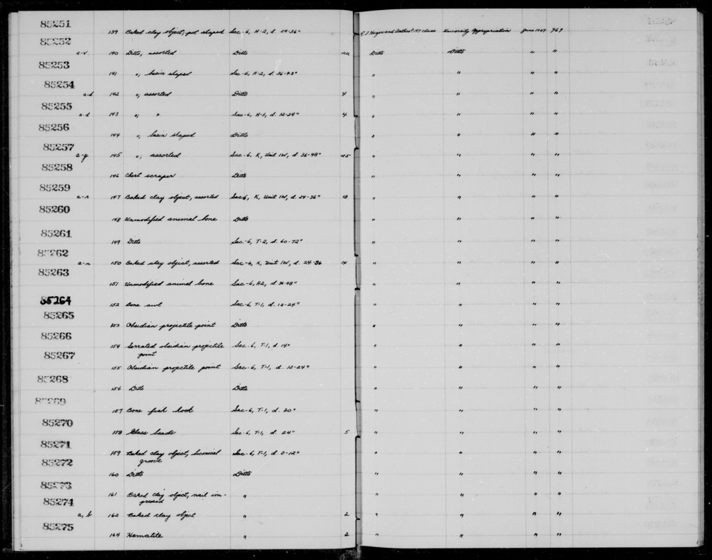 Documentation associated with Hearst Museum object titled Fishhook, accession number 1-85269, described as Bone, fishhook