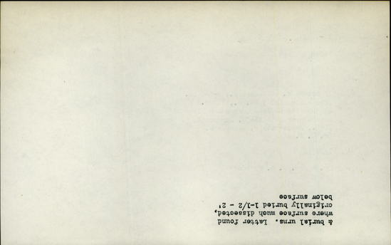 Documentation associated with Hearst Museum object titled Shell, accession number 16-2863, described as Valve of Tapes?