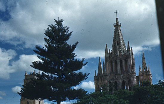 Hearst Museum object titled Color slide, accession number 25-25441, described as View of spires