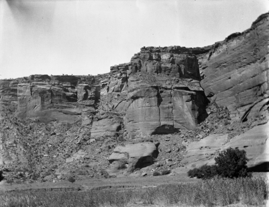 Hearst Museum object titled Black-and-white negative, accession number 15-406, described as Ruin