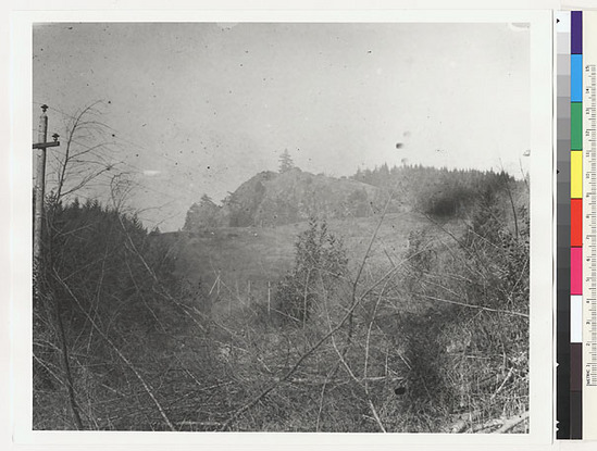 Hearst Museum object titled Black-and-white negative, accession number 15-3160, described as Big Rock