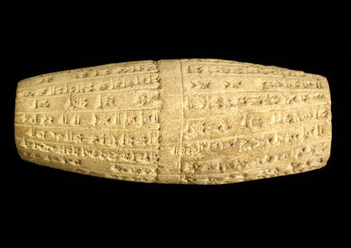 Cuneiform cylinder