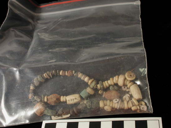 Hearst Museum object titled Beads, accession number 4-3743, no description available.